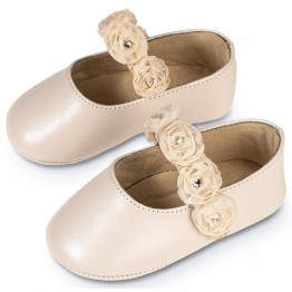 BabyWalker Βαπτιστικά παπούτσια κορίτσι  εκρού MI.1638 